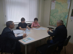 Встреча с начальником ОСП Глазовского почтамта Владимиром Левагиным. 